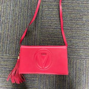 Valentino Red Crossbody Leather Bag